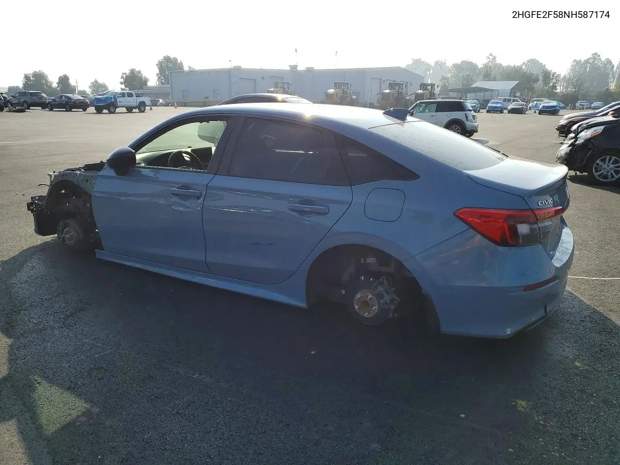 2HGFE2F58NH587174 2022 Honda Civic Sport