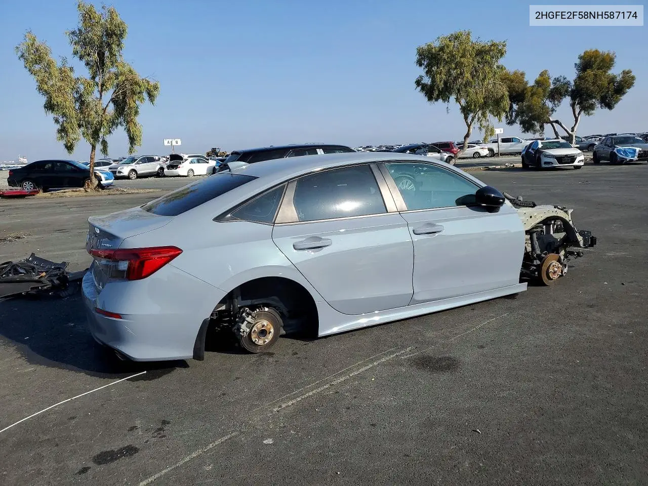 2HGFE2F58NH587174 2022 Honda Civic Sport