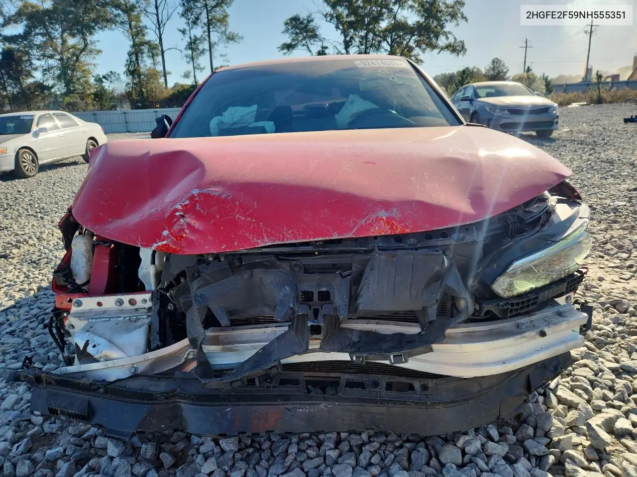 2HGFE2F59NH555351 2022 Honda Civic Sport
