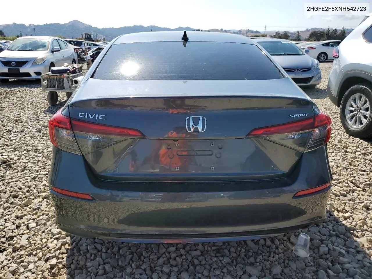 2HGFE2F5XNH542723 2022 Honda Civic Sport