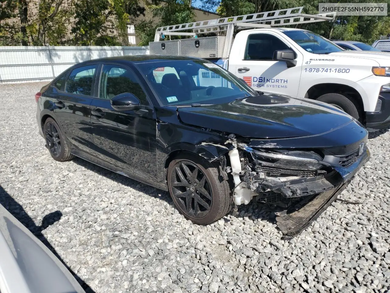 2HGFE2F55NH592770 2022 Honda Civic Sport