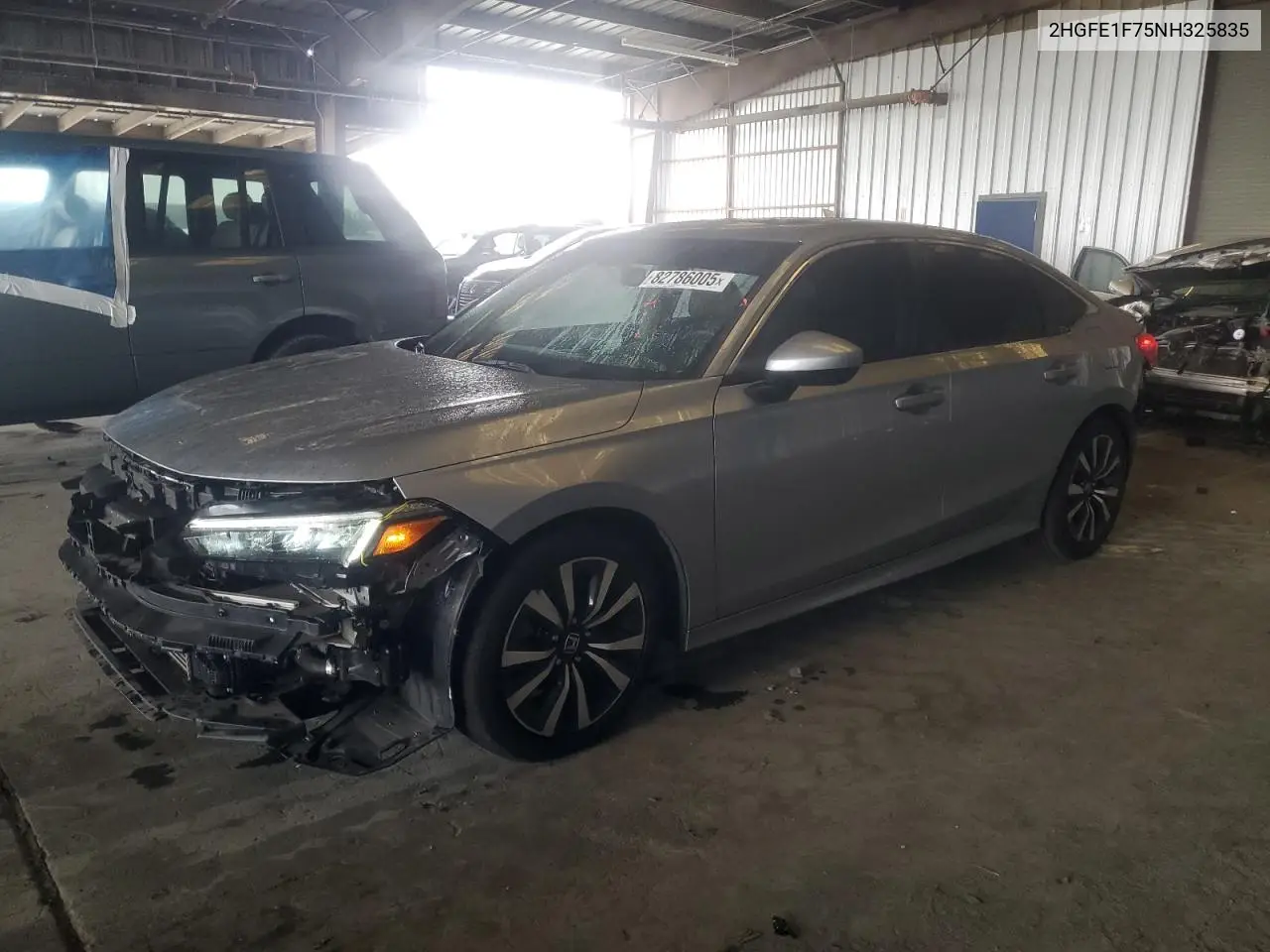2HGFE1F75NH325835 2022 Honda Civic Ex