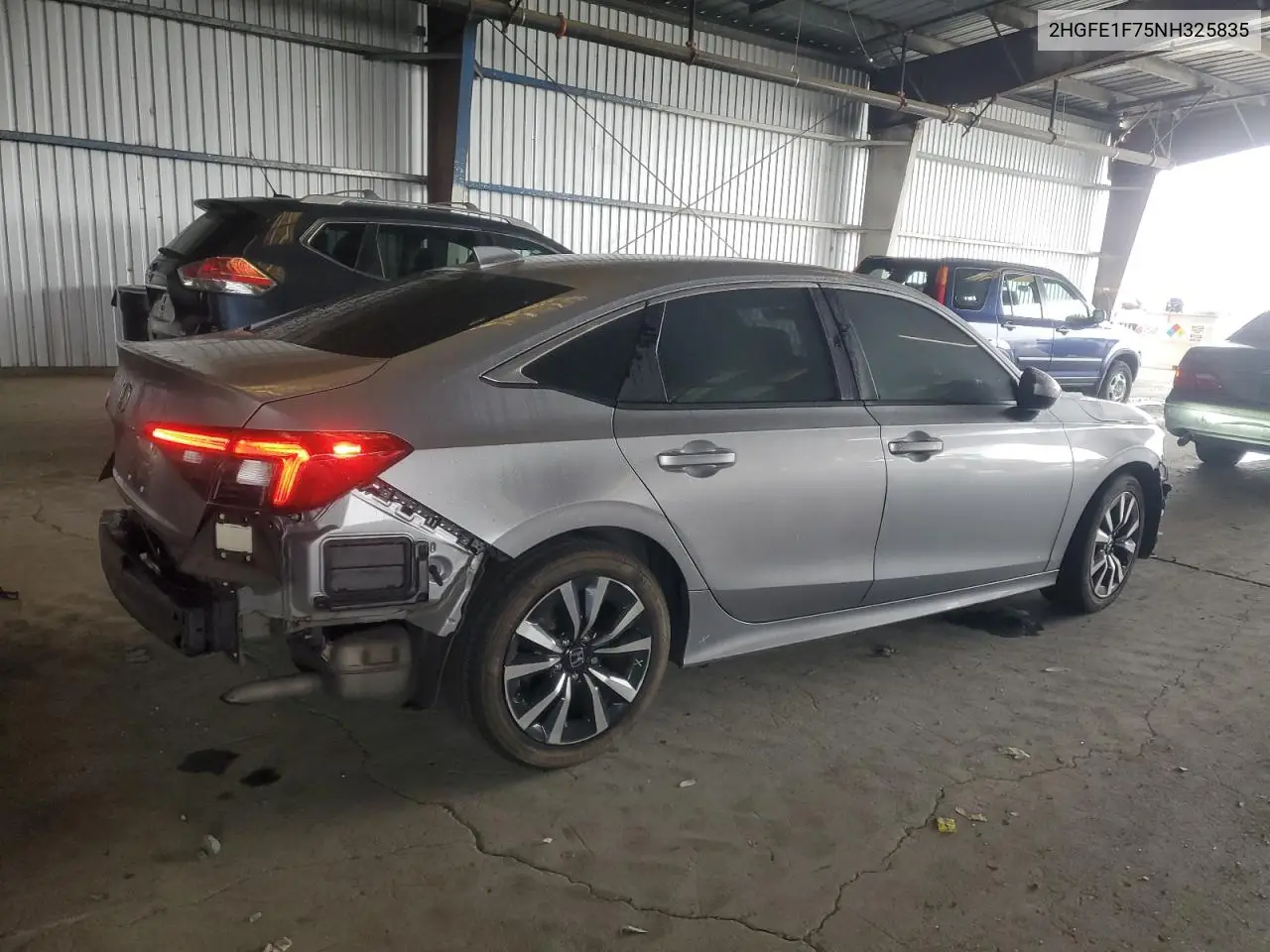2HGFE1F75NH325835 2022 Honda Civic Ex
