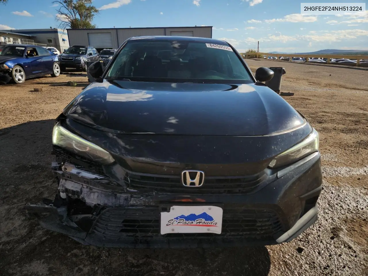 2HGFE2F24NH513224 2022 Honda Civic Lx
