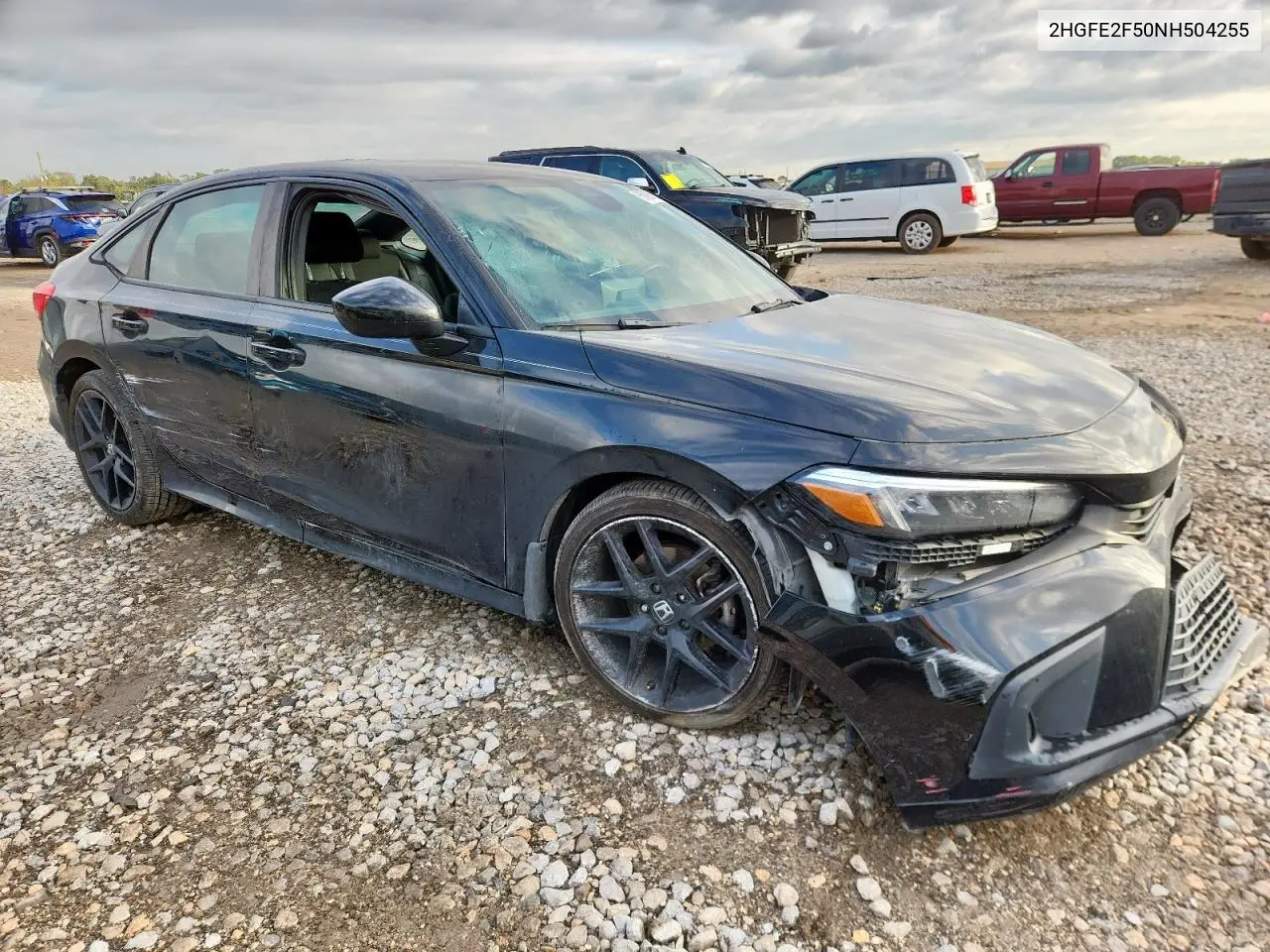 2HGFE2F50NH504255 2022 Honda Civic Sport
