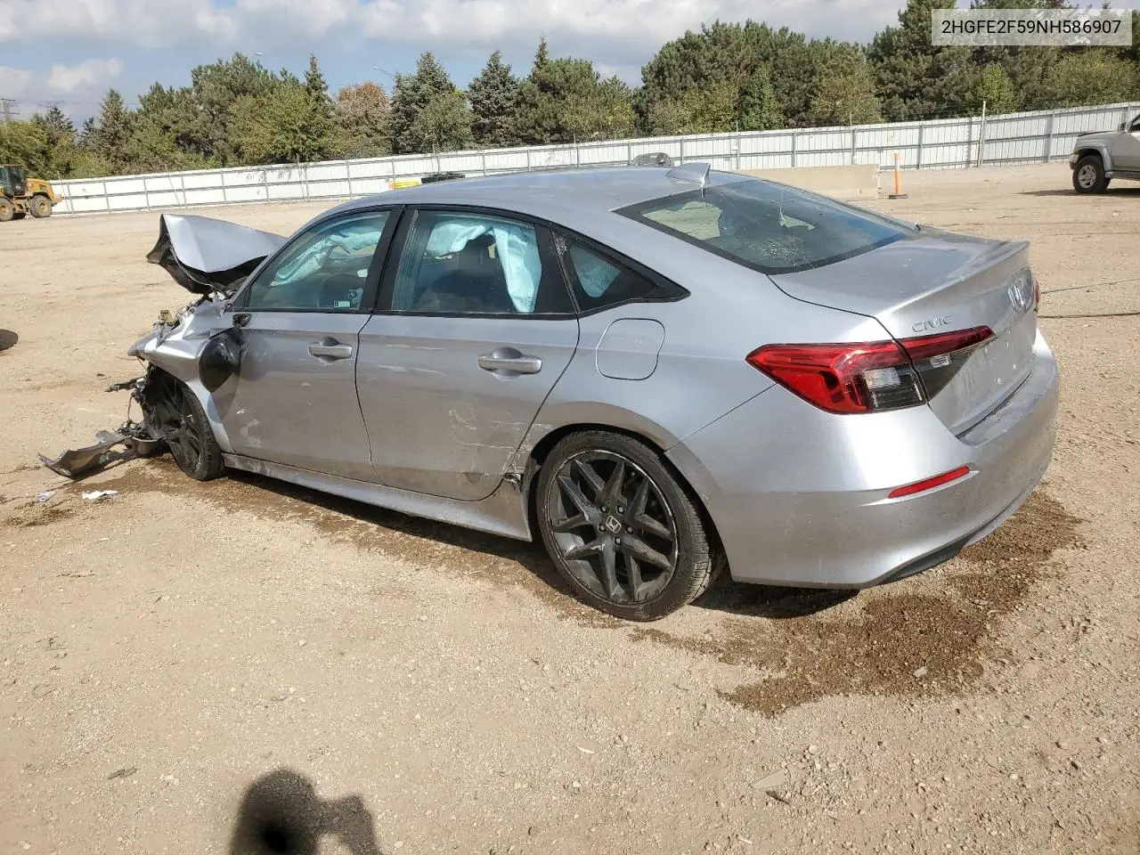 2HGFE2F59NH586907 2022 Honda Civic Sport