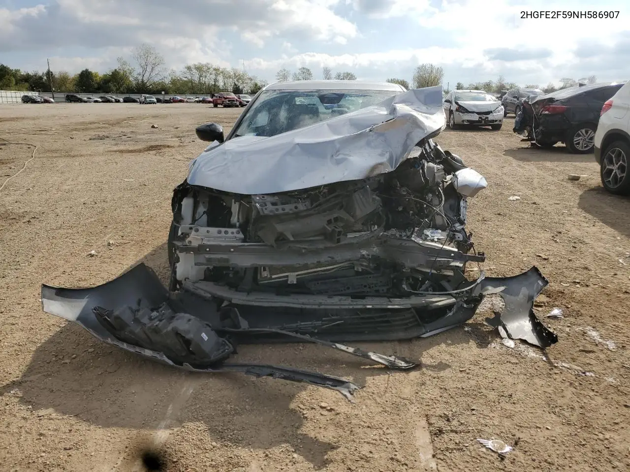 2HGFE2F59NH586907 2022 Honda Civic Sport