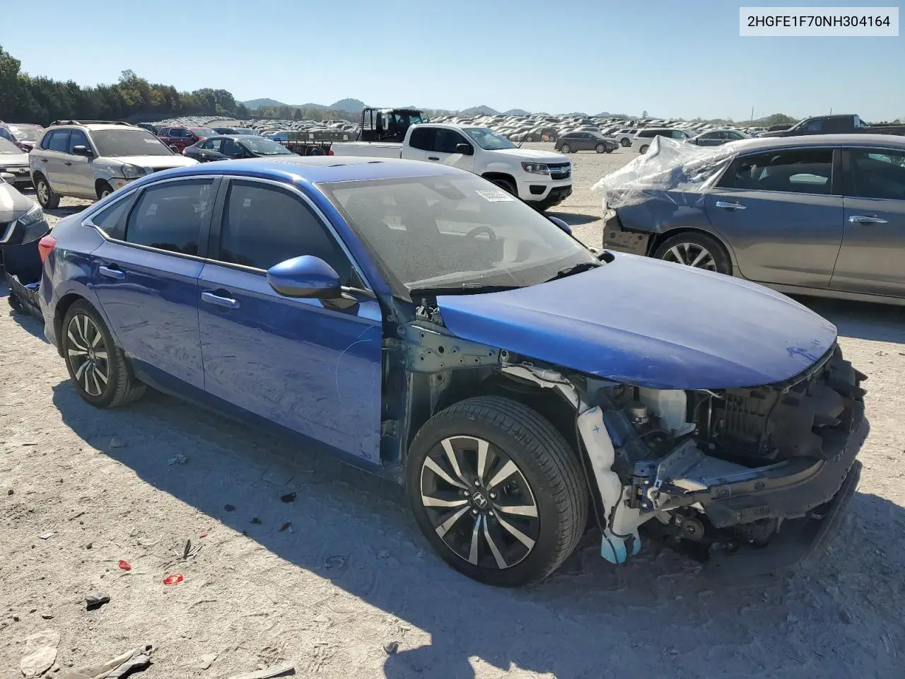 2HGFE1F70NH304164 2022 Honda Civic Ex