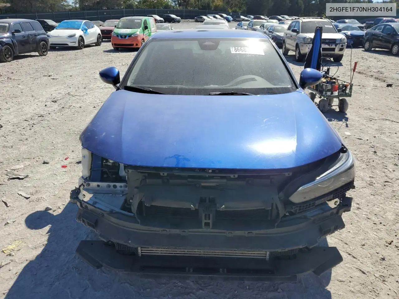 2HGFE1F70NH304164 2022 Honda Civic Ex