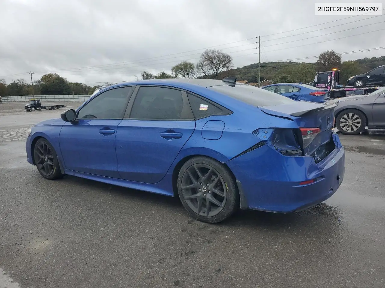 2HGFE2F59NH569797 2022 Honda Civic Sport