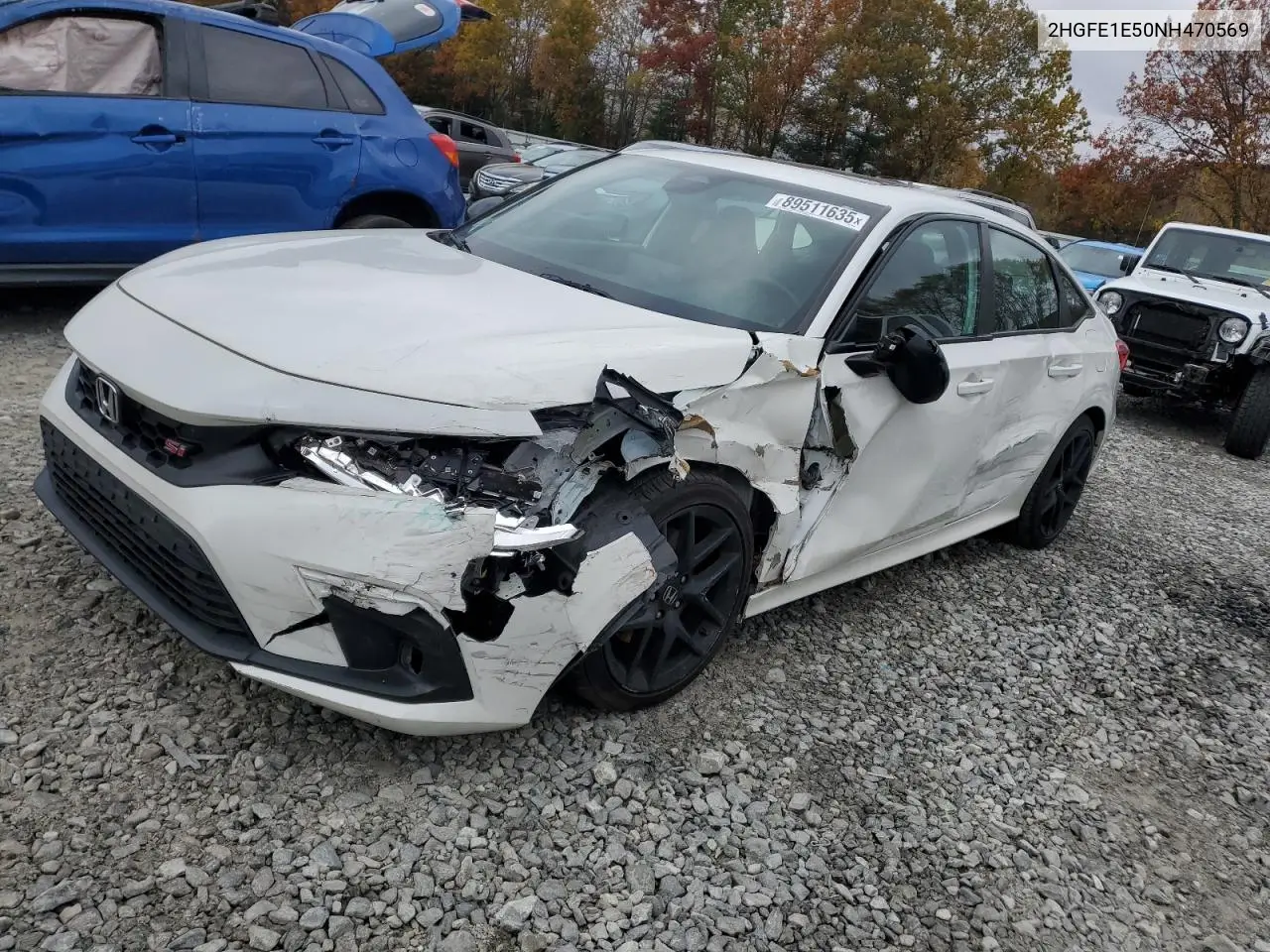 2HGFE1E50NH470569 2022 Honda Civic Si