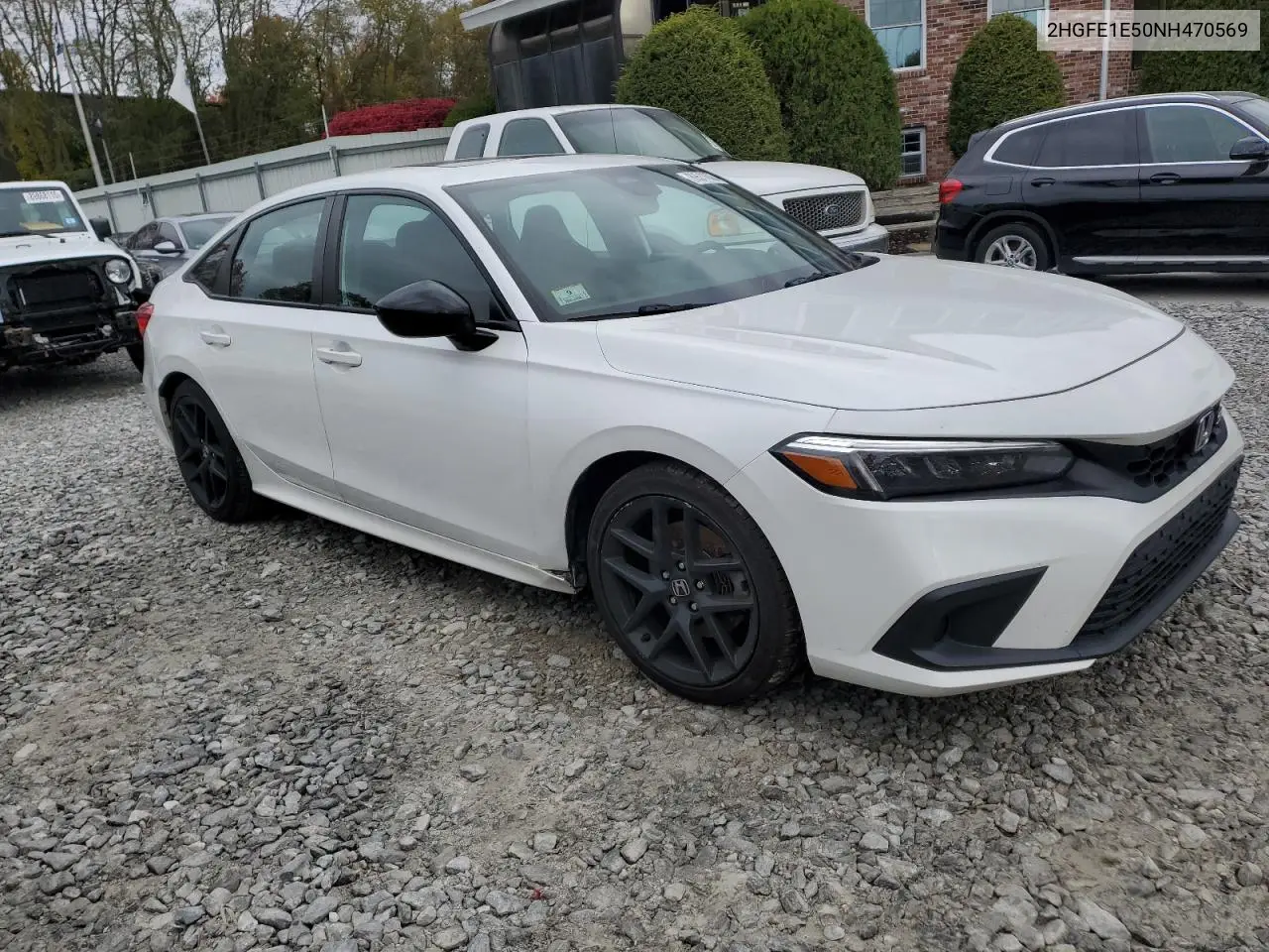 2HGFE1E50NH470569 2022 Honda Civic Si