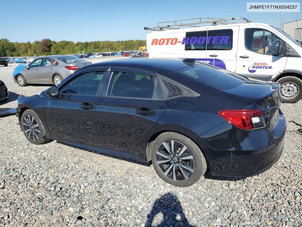 JHMFE1F71NX004237 2022 Honda Civic Ex