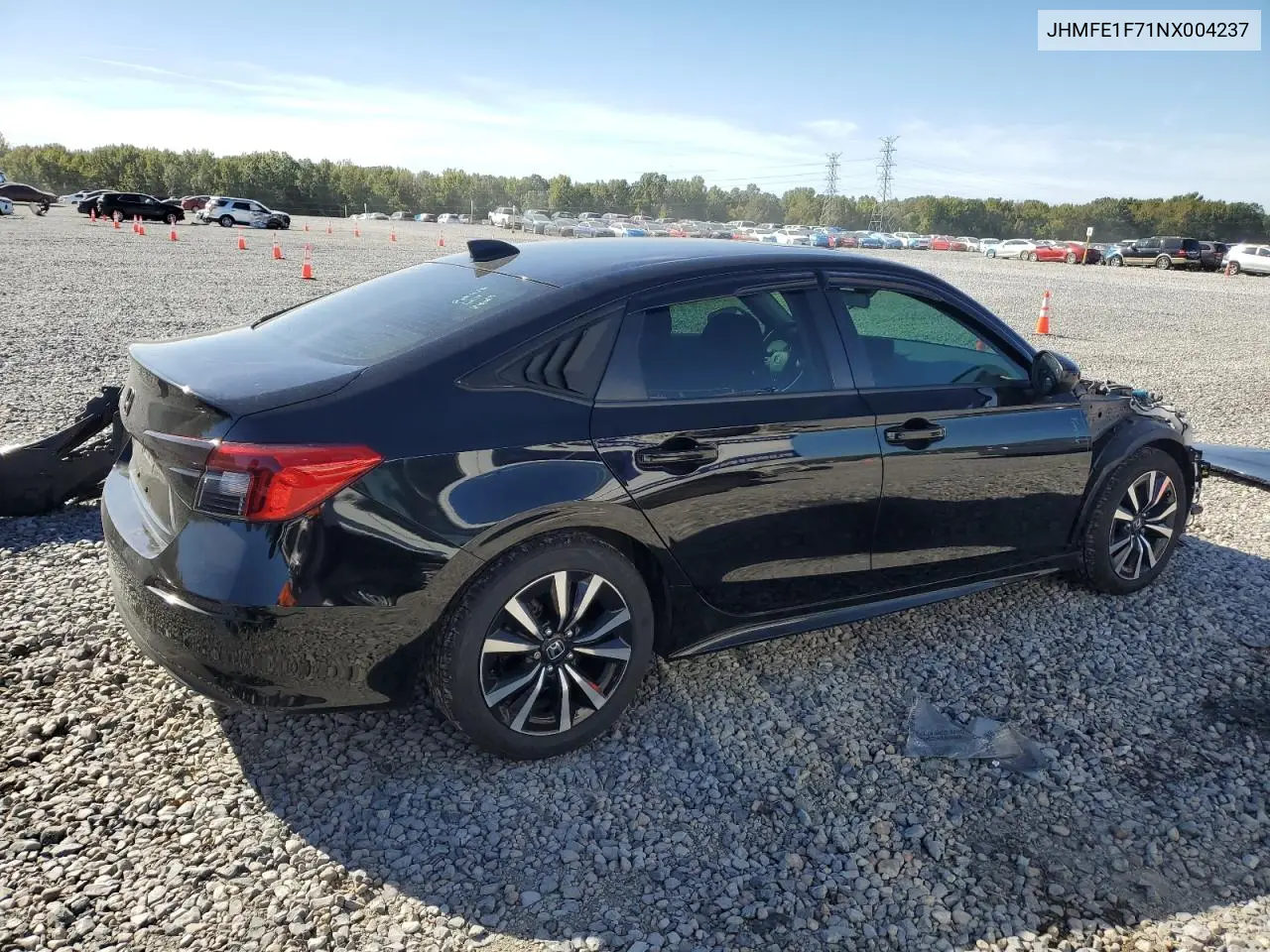 JHMFE1F71NX004237 2022 Honda Civic Ex