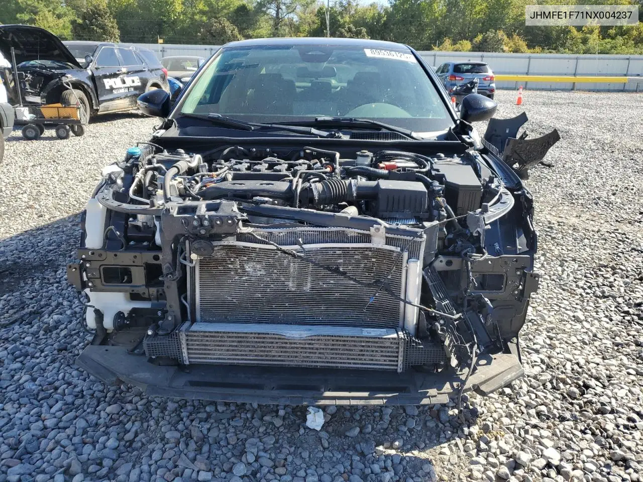 JHMFE1F71NX004237 2022 Honda Civic Ex