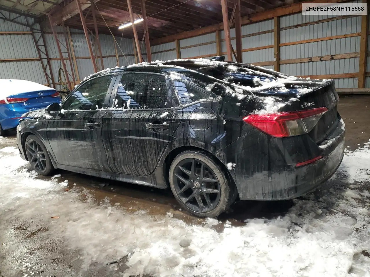 2HGFE2F58NH115668 2022 Honda Civic Sport