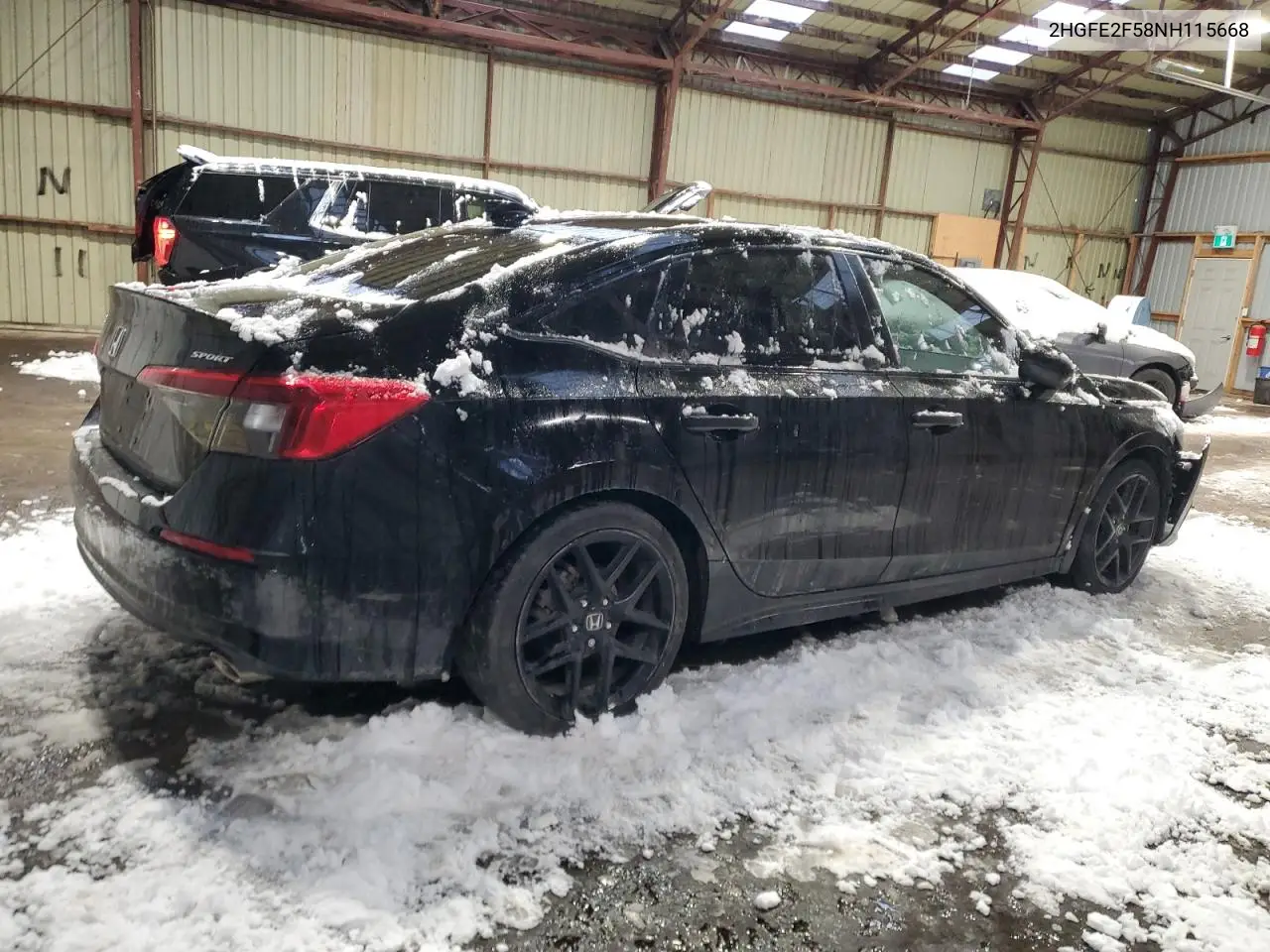 2HGFE2F58NH115668 2022 Honda Civic Sport