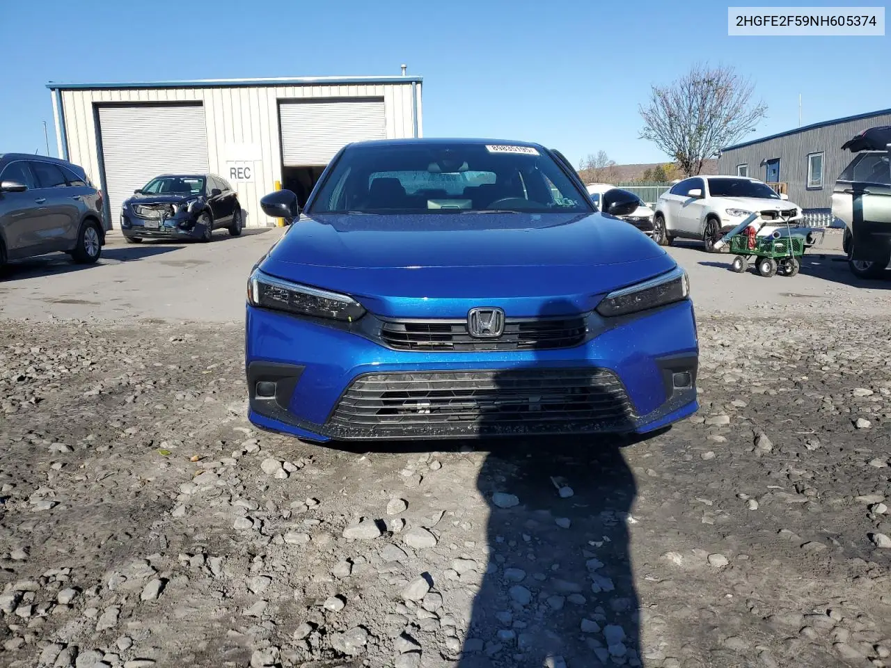 2HGFE2F59NH605374 2022 Honda Civic Sport