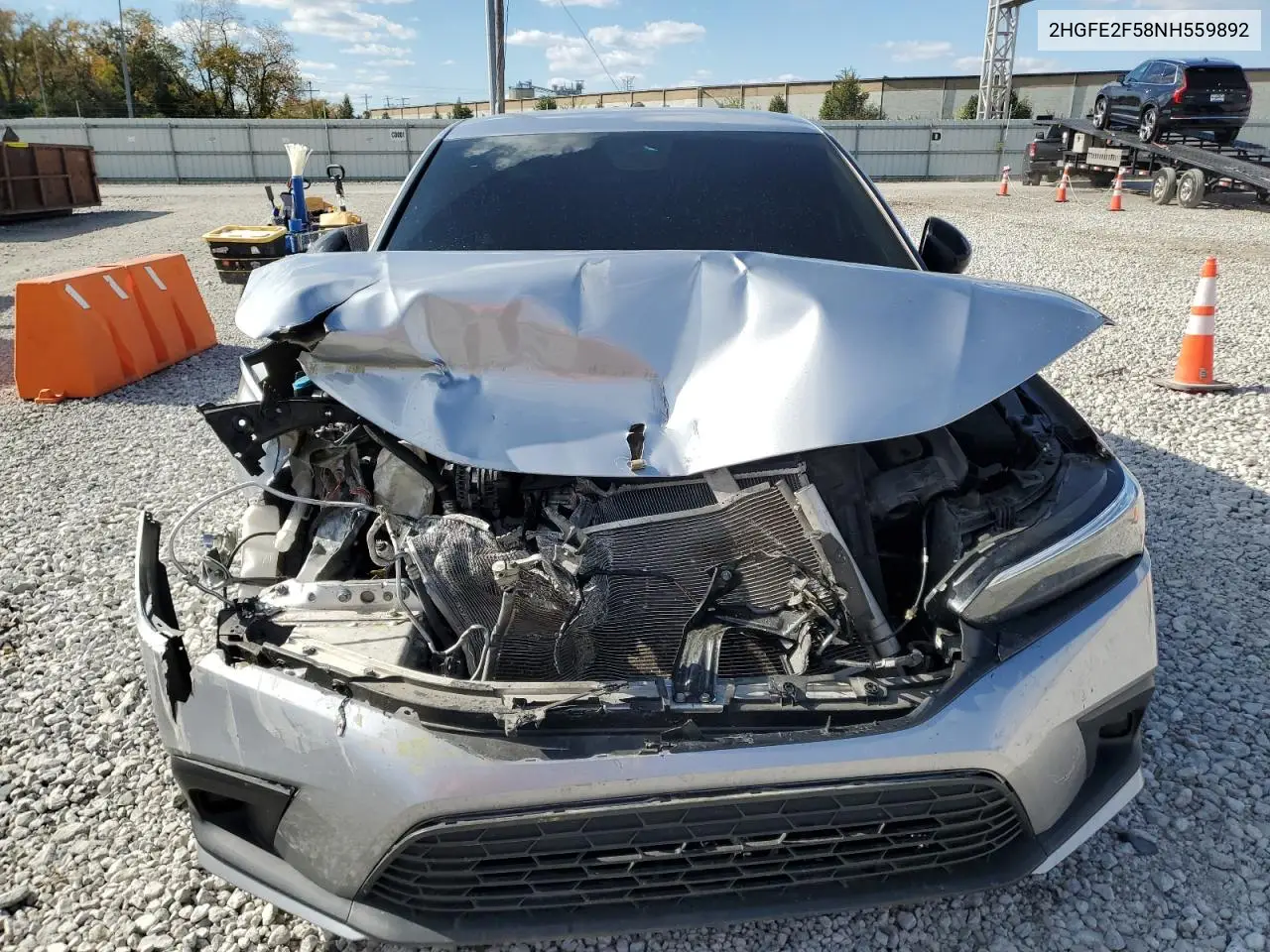 2HGFE2F58NH559892 2022 Honda Civic Sport