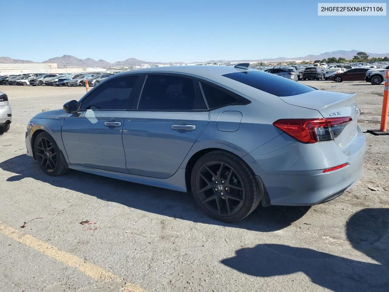 2HGFE2F5XNH571106 2022 Honda Civic Sport