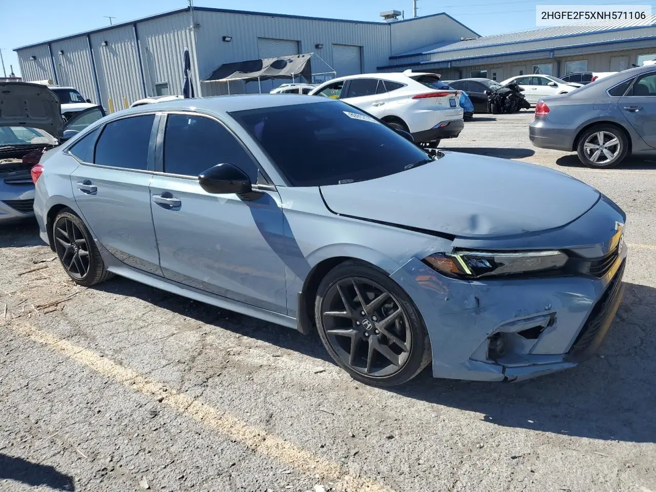 2HGFE2F5XNH571106 2022 Honda Civic Sport
