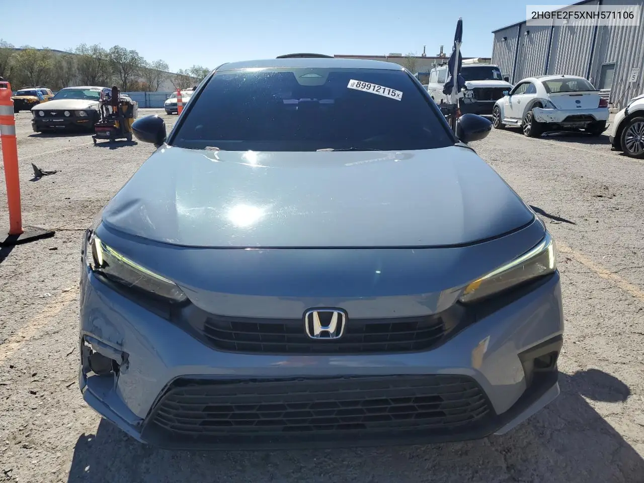 2HGFE2F5XNH571106 2022 Honda Civic Sport