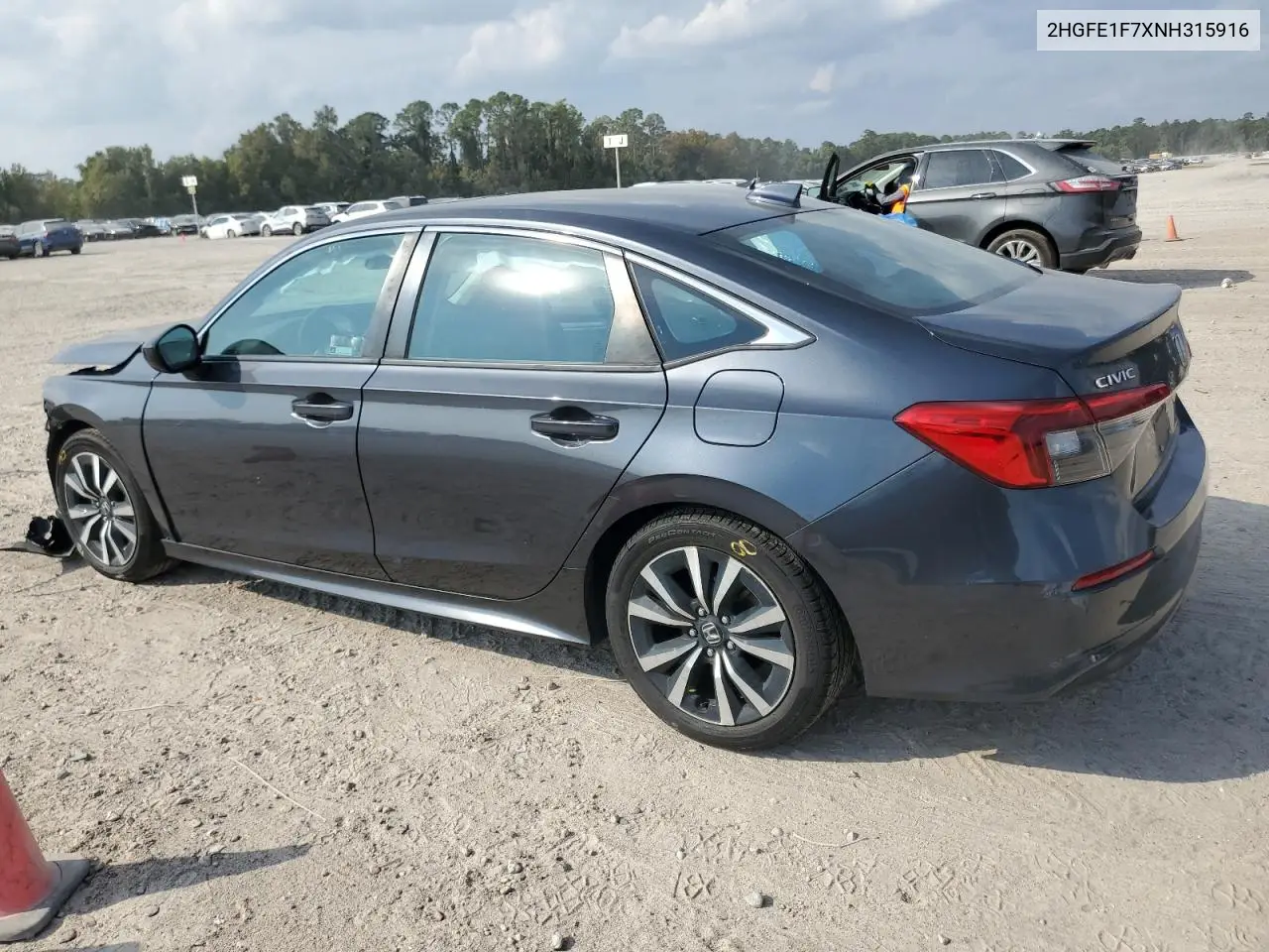 2HGFE1F7XNH315916 2022 Honda Civic Ex