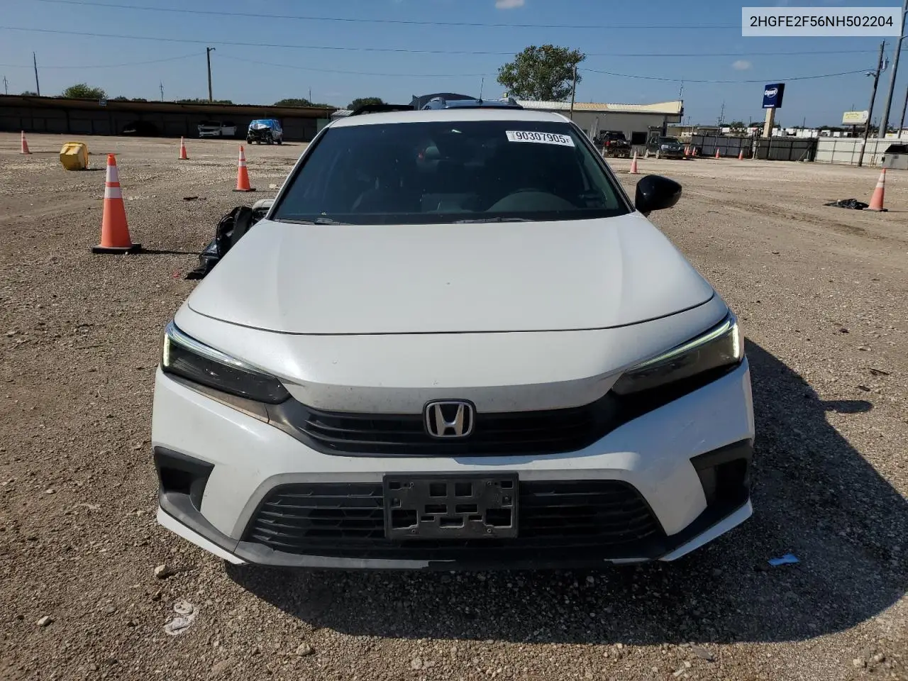 2HGFE2F56NH502204 2022 Honda Civic Sport