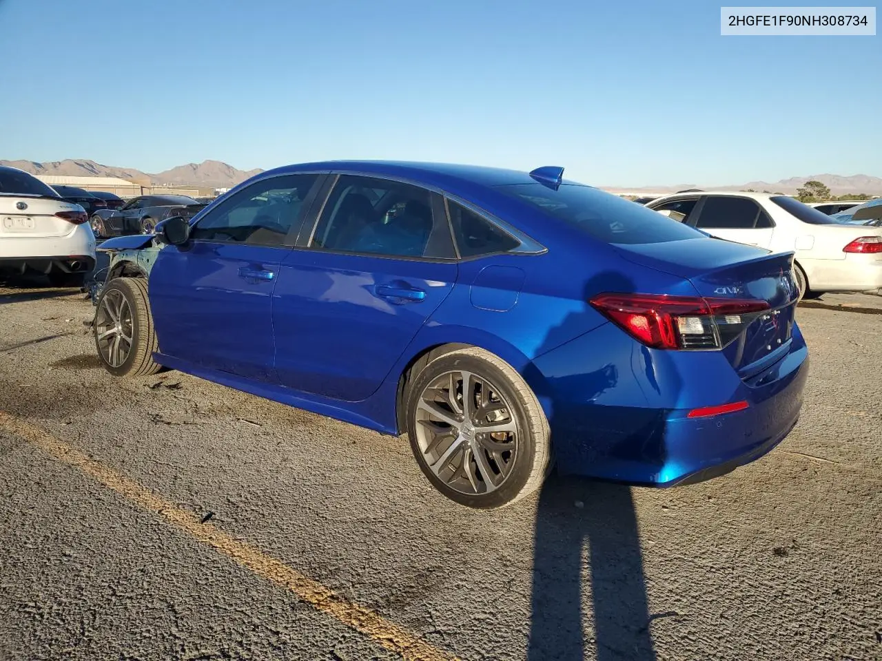 2HGFE1F90NH308734 2022 Honda Civic Touring