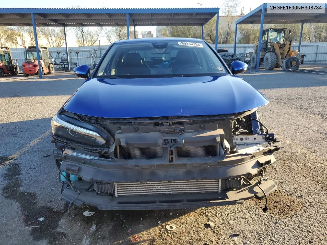 2HGFE1F90NH308734 2022 Honda Civic Touring
