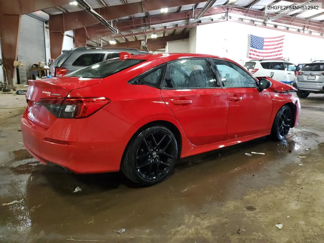2HGFE2F54NH512942 2022 Honda Civic Sport