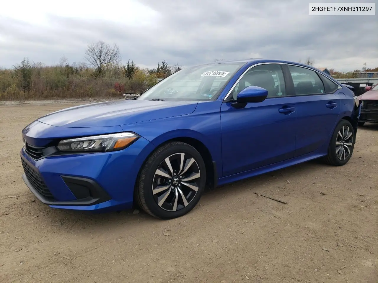 2HGFE1F7XNH311297 2022 Honda Civic Ex