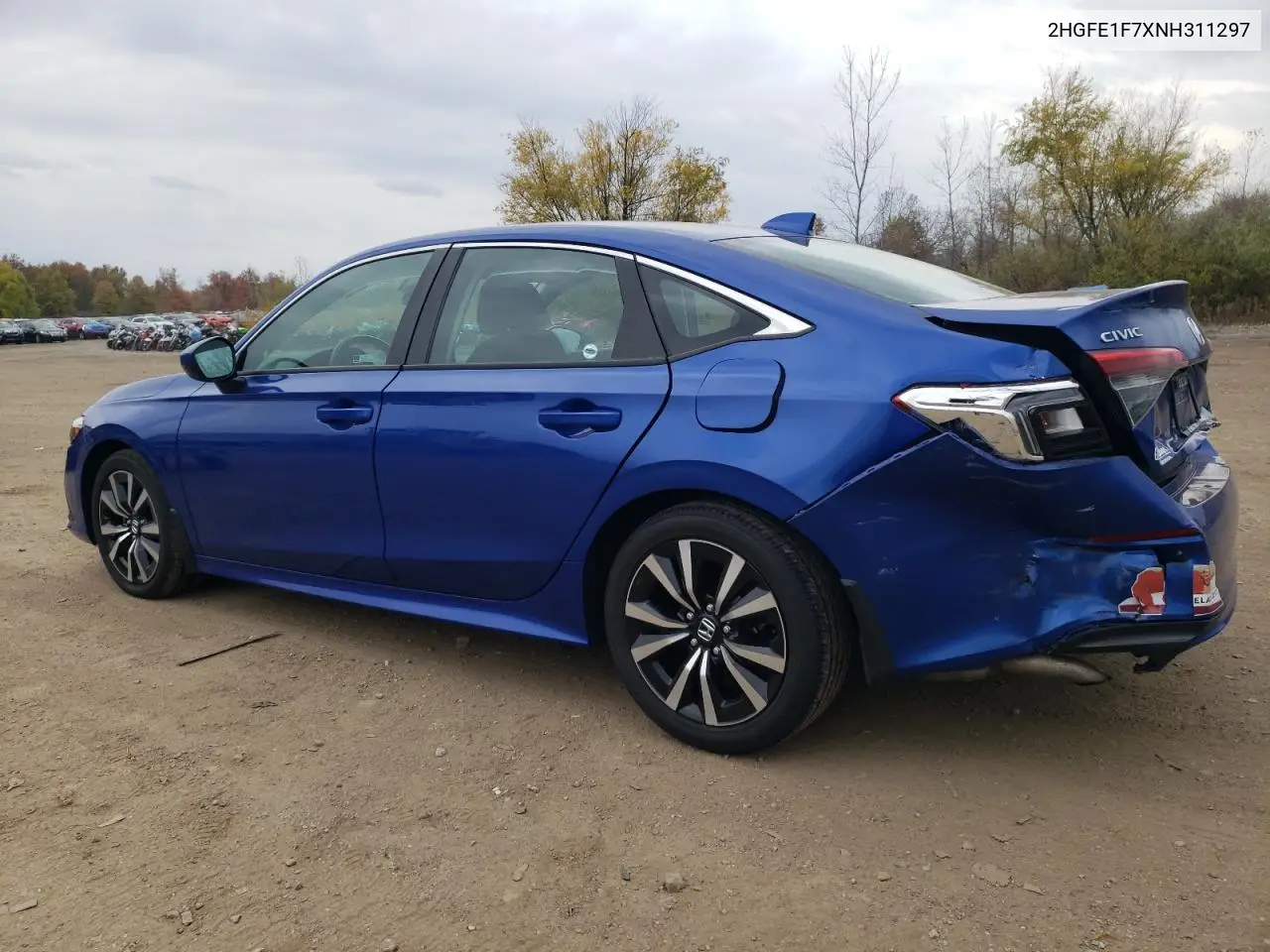 2HGFE1F7XNH311297 2022 Honda Civic Ex
