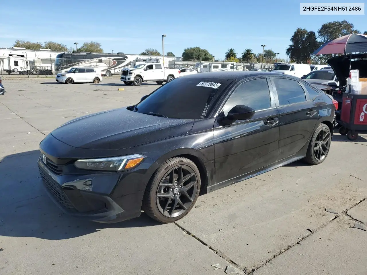 2HGFE2F54NH512486 2022 Honda Civic Sport