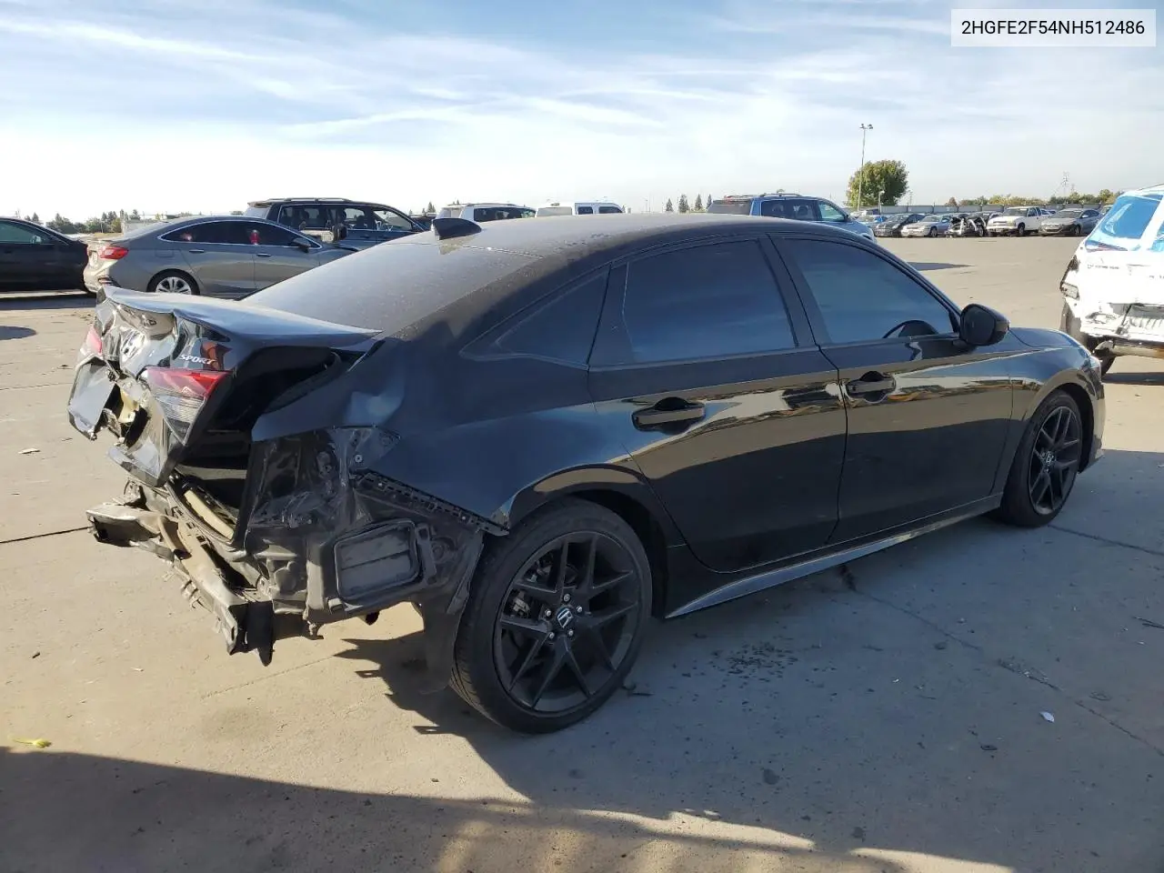 2HGFE2F54NH512486 2022 Honda Civic Sport