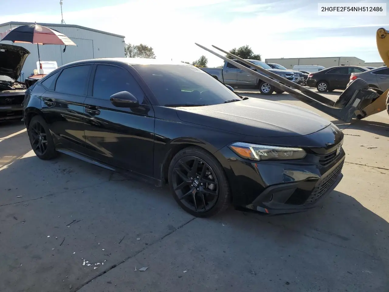 2HGFE2F54NH512486 2022 Honda Civic Sport