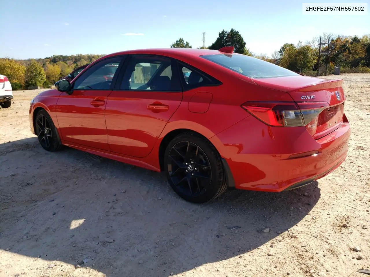 2HGFE2F57NH557602 2022 Honda Civic Sport