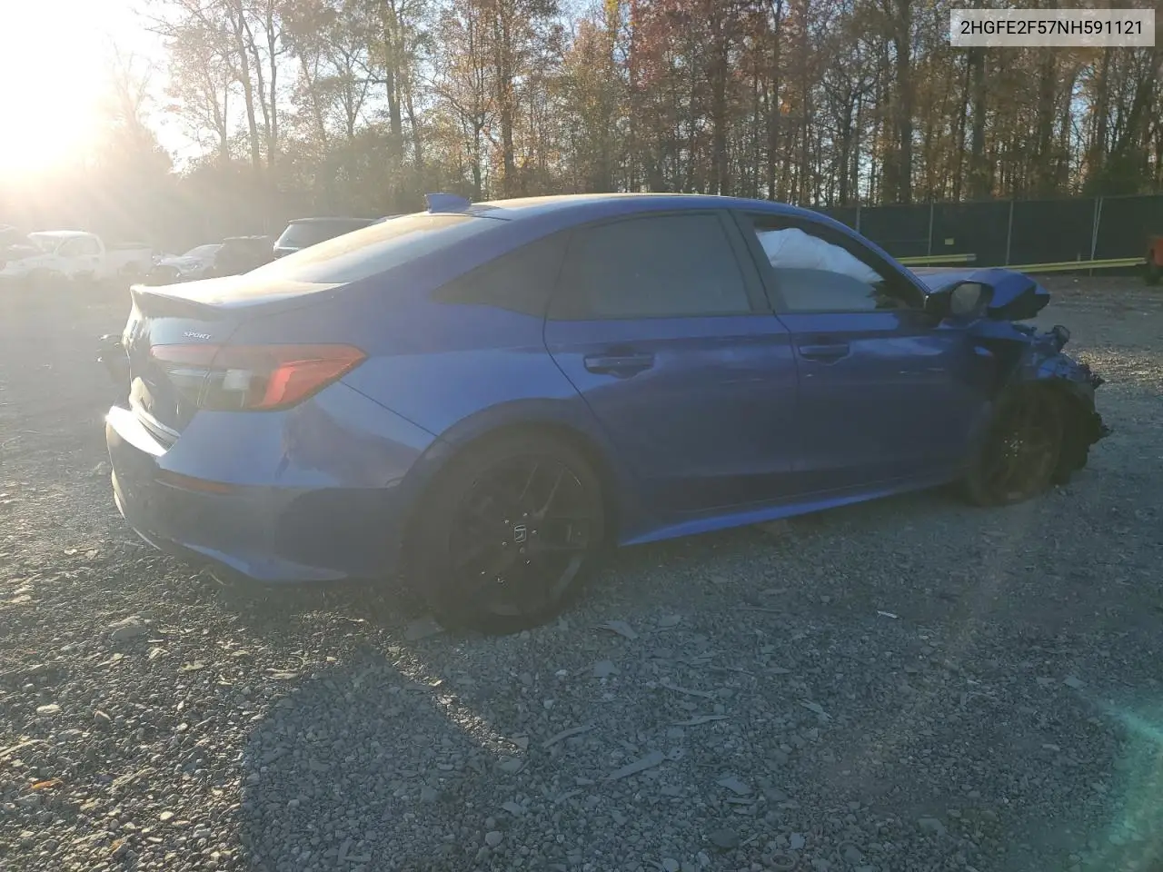 2HGFE2F57NH591121 2022 Honda Civic Sport