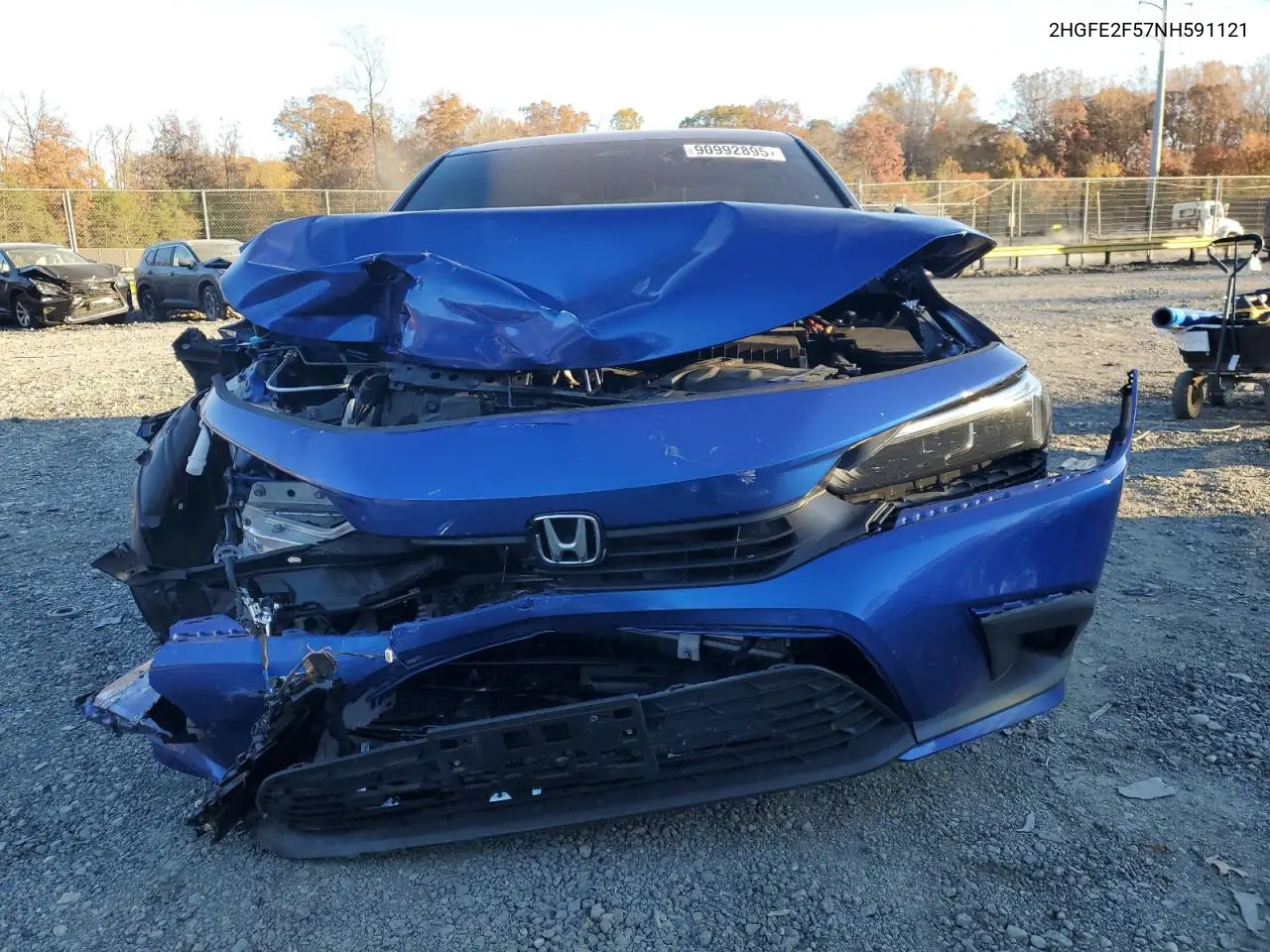 2HGFE2F57NH591121 2022 Honda Civic Sport