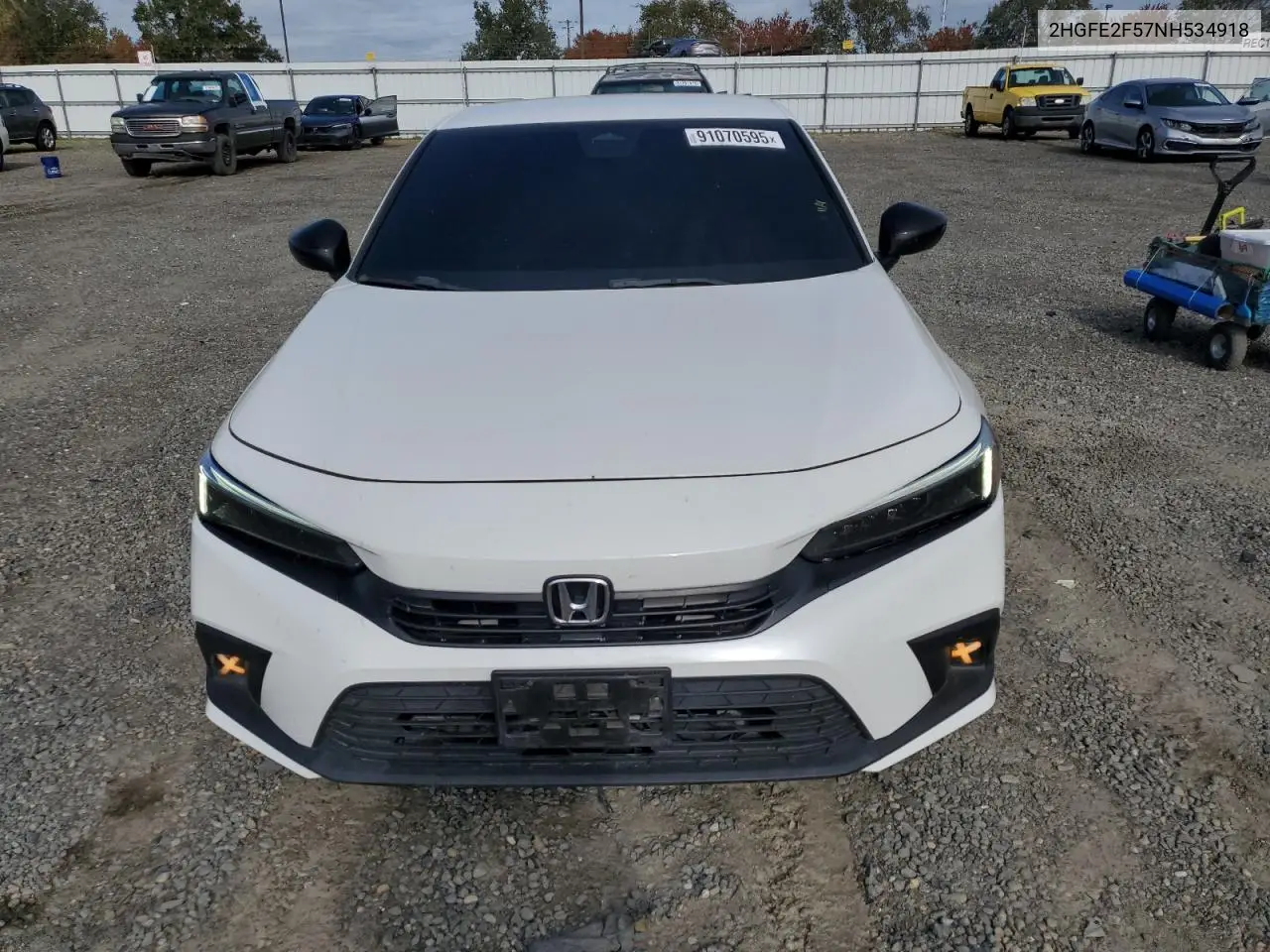 2HGFE2F57NH534918 2022 Honda Civic Sport