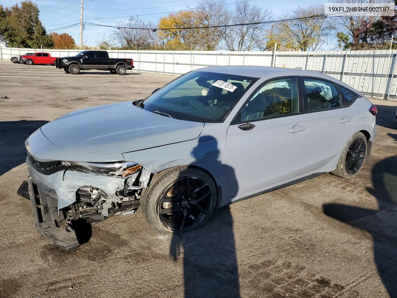 19XFL2H89NE002187 2022 Honda Civic Sport