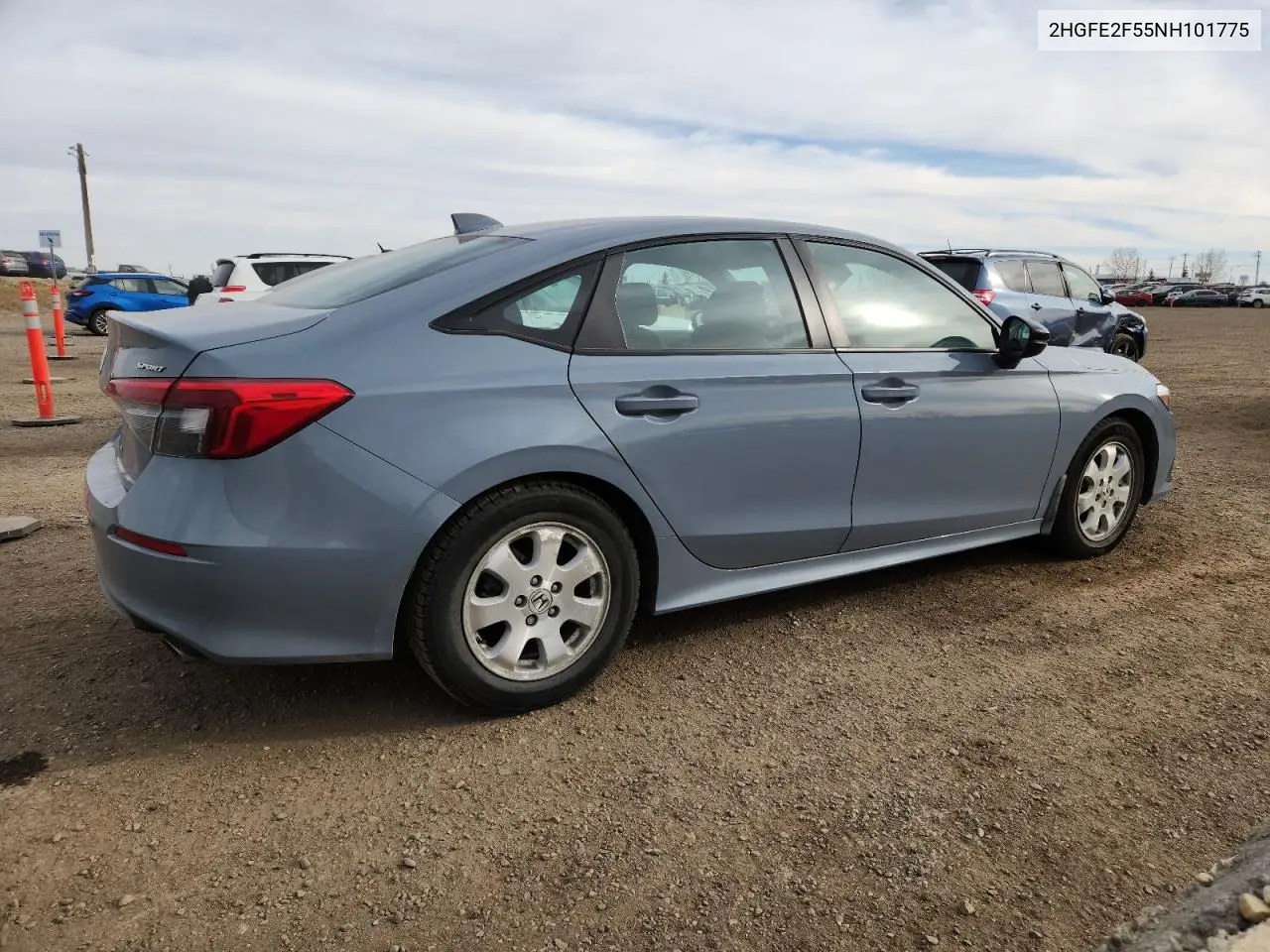 2HGFE2F55NH101775 2022 Honda Civic Sport
