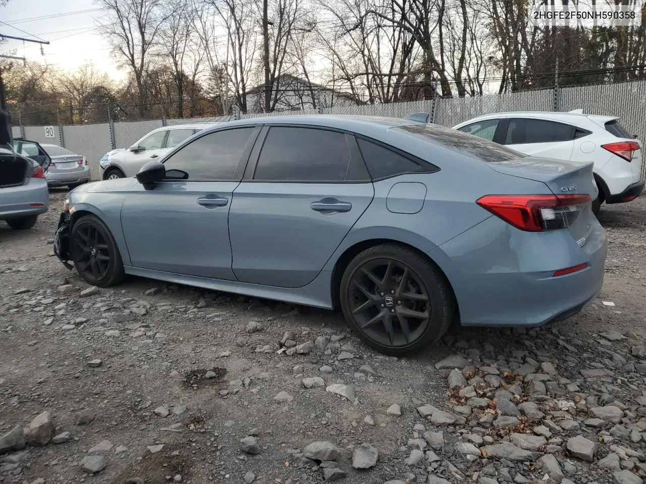 2HGFE2F50NH590358 2022 Honda Civic Sport