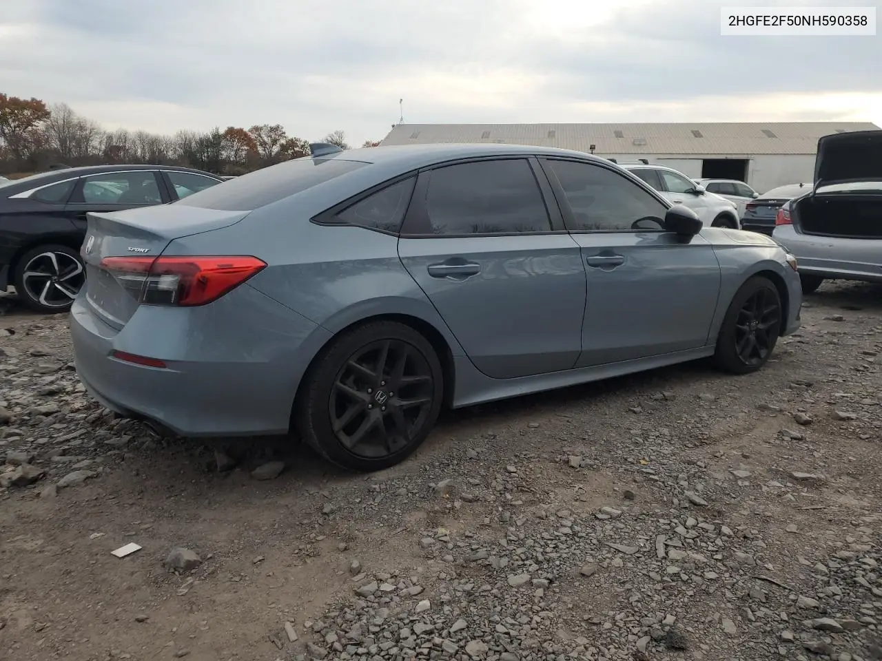 2HGFE2F50NH590358 2022 Honda Civic Sport