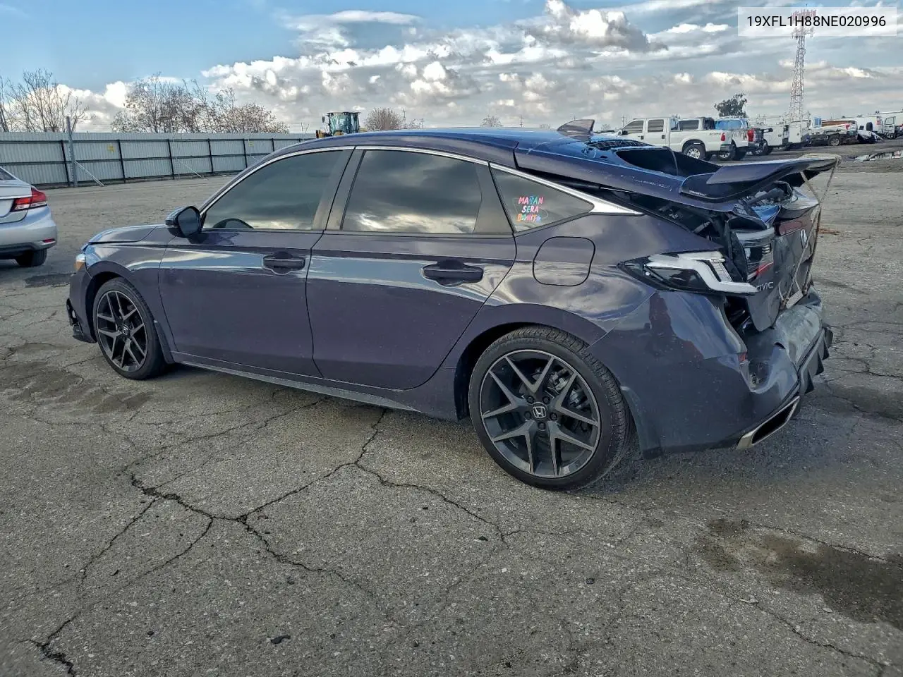 19XFL1H88NE020996 2022 Honda Civic Sport Touring