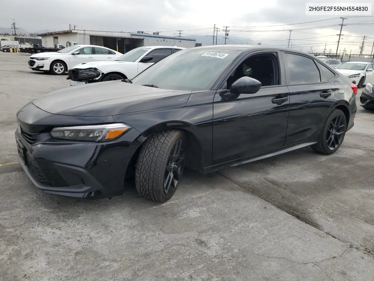 2HGFE2F55NH554830 2022 Honda Civic Sport