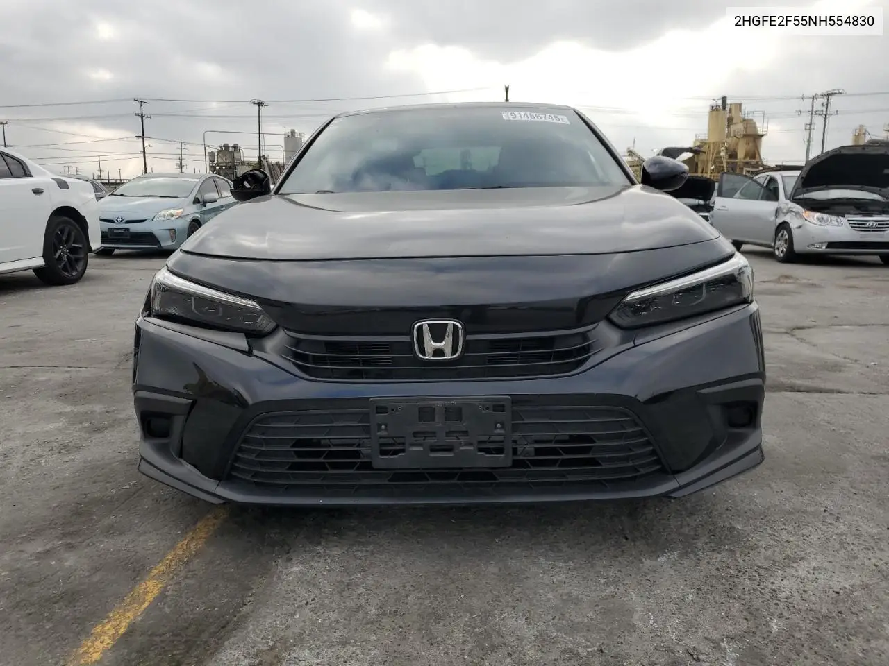 2HGFE2F55NH554830 2022 Honda Civic Sport