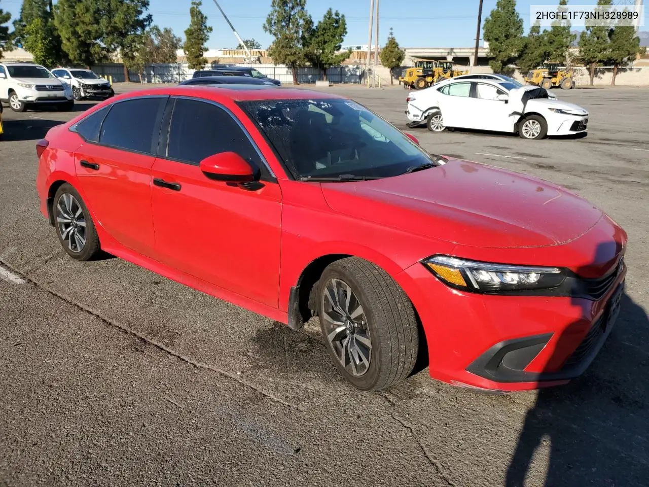 2HGFE1F73NH328989 2022 Honda Civic Ex