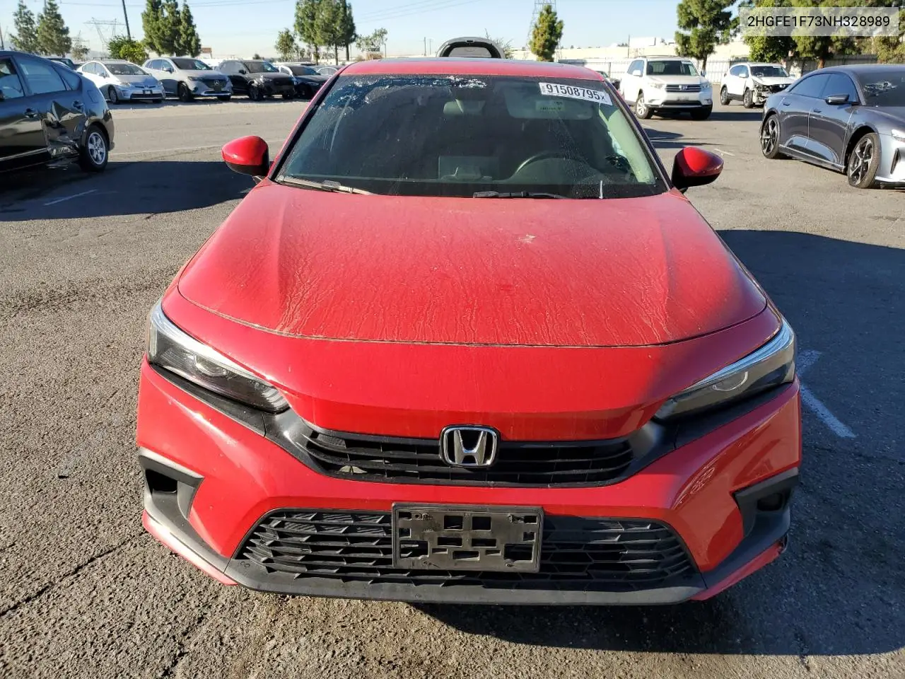 2HGFE1F73NH328989 2022 Honda Civic Ex