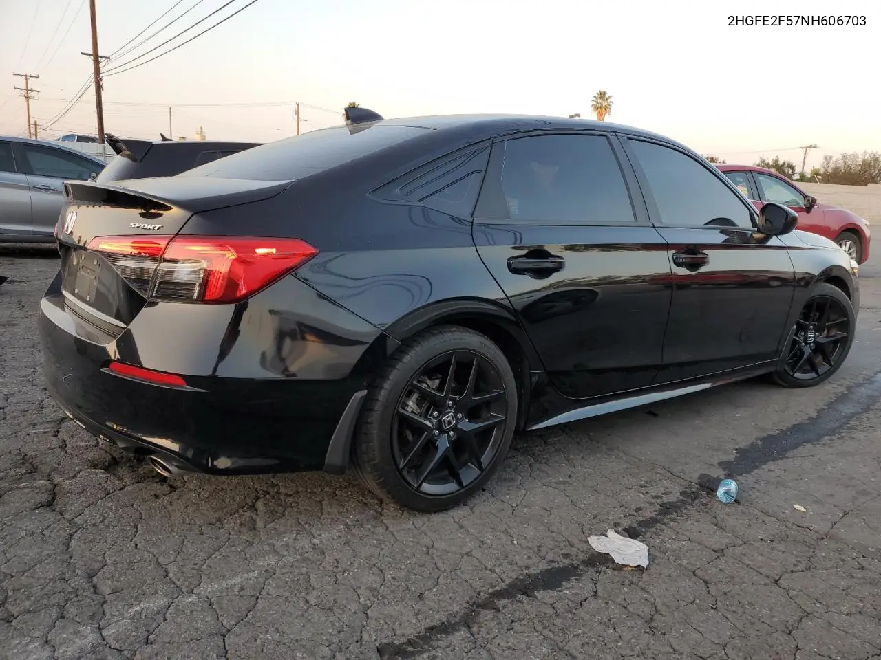 2HGFE2F57NH606703 2022 Honda Civic Sport